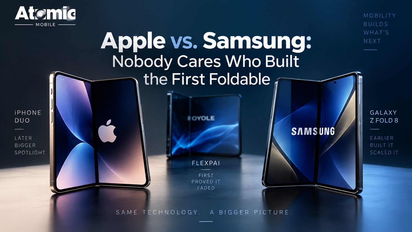 Apple vs. Samsung: Nobody Cares Who Built the First Foldable