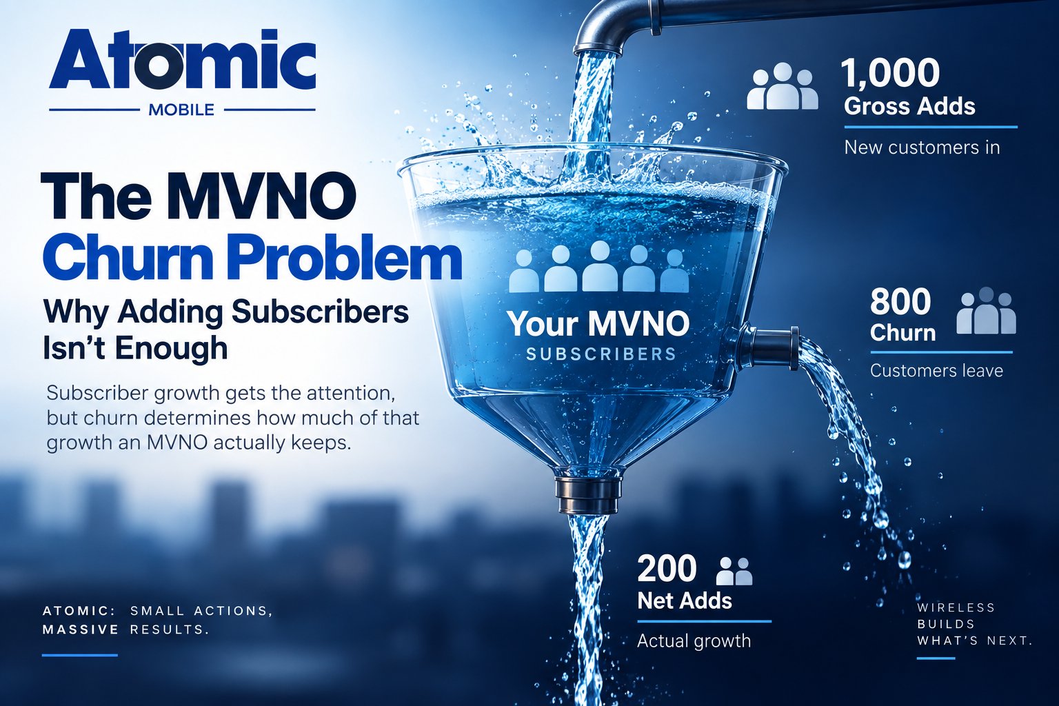 The MVNO Churn Problem: Why Adding Subscribers Isn't Enough