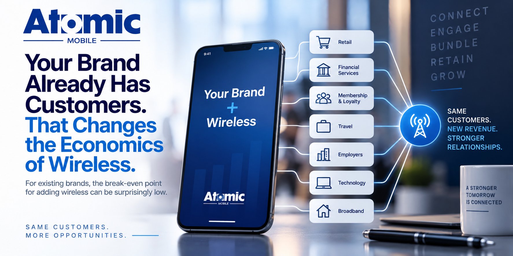 Your Brand Already Has Customers. That Changes the Economics of Wireless.